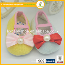 Los zapatos del niño del bebé del arco de la princesa del resorte del nuevo producto de los niños de la primavera 2015